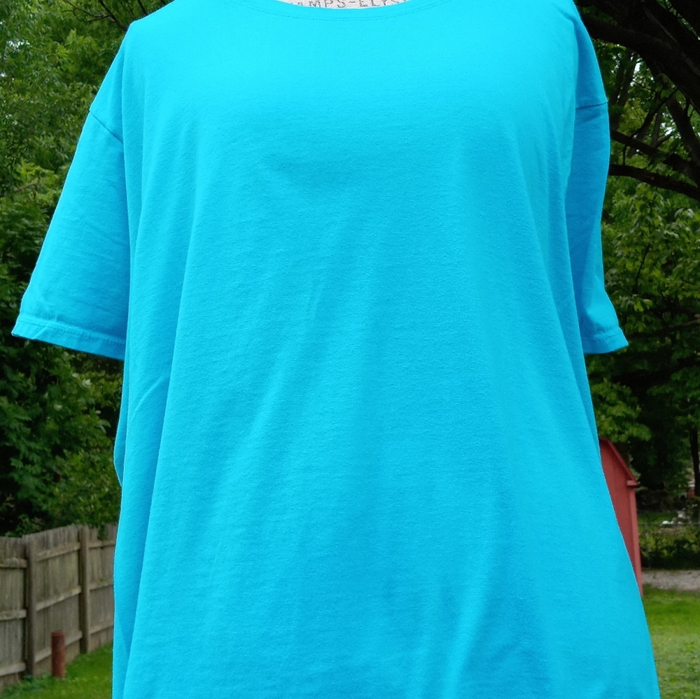 5X Turquoise T-shirt